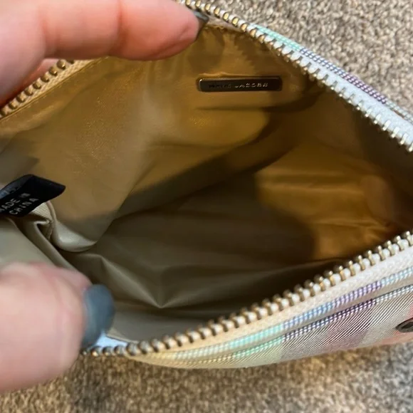 Marc Jacobs rainbow makeup bag pencil case clutch OS - Picture 5 of 6